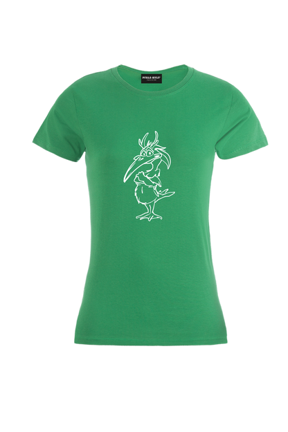 Damen Elwetritsch T-Shirt grün. Pfalzliebe - Pfalzshirts von Pfalzkult aus Bad Dürkheim  
