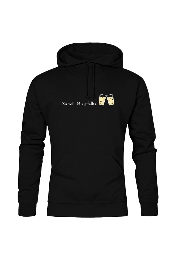 zu voll mir g'fallts - Männer Hoodie - Unisex