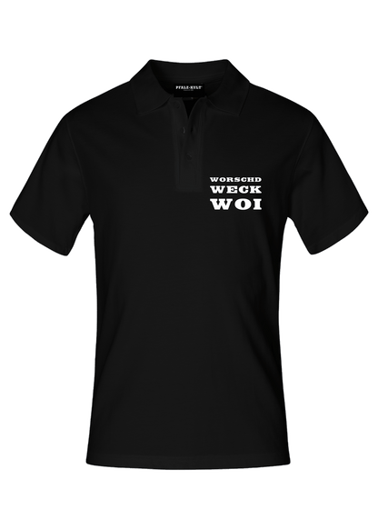 Worschd Weck Woi - Poloshirt Männer - Unisex