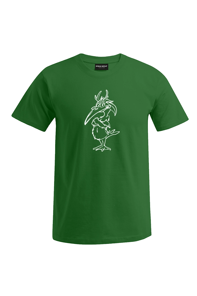 Elwetritsch T-Shirt grün. Pfalzliebe - Pfalzshirts von Pfalzkult aus Bad Dürkheim  