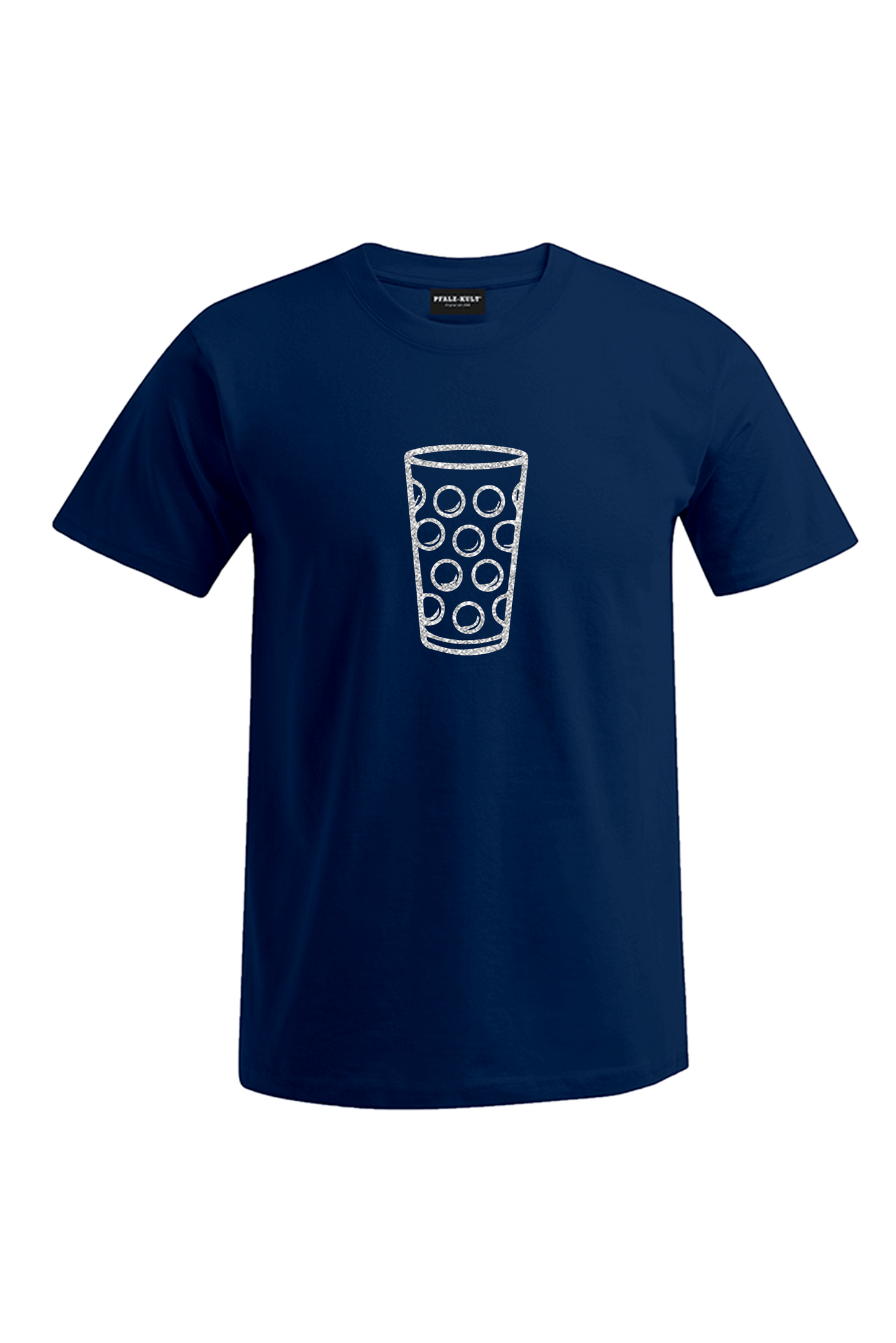 Pfälzer Dubbeglas - Silber - Männer T-Shirt - Unisex