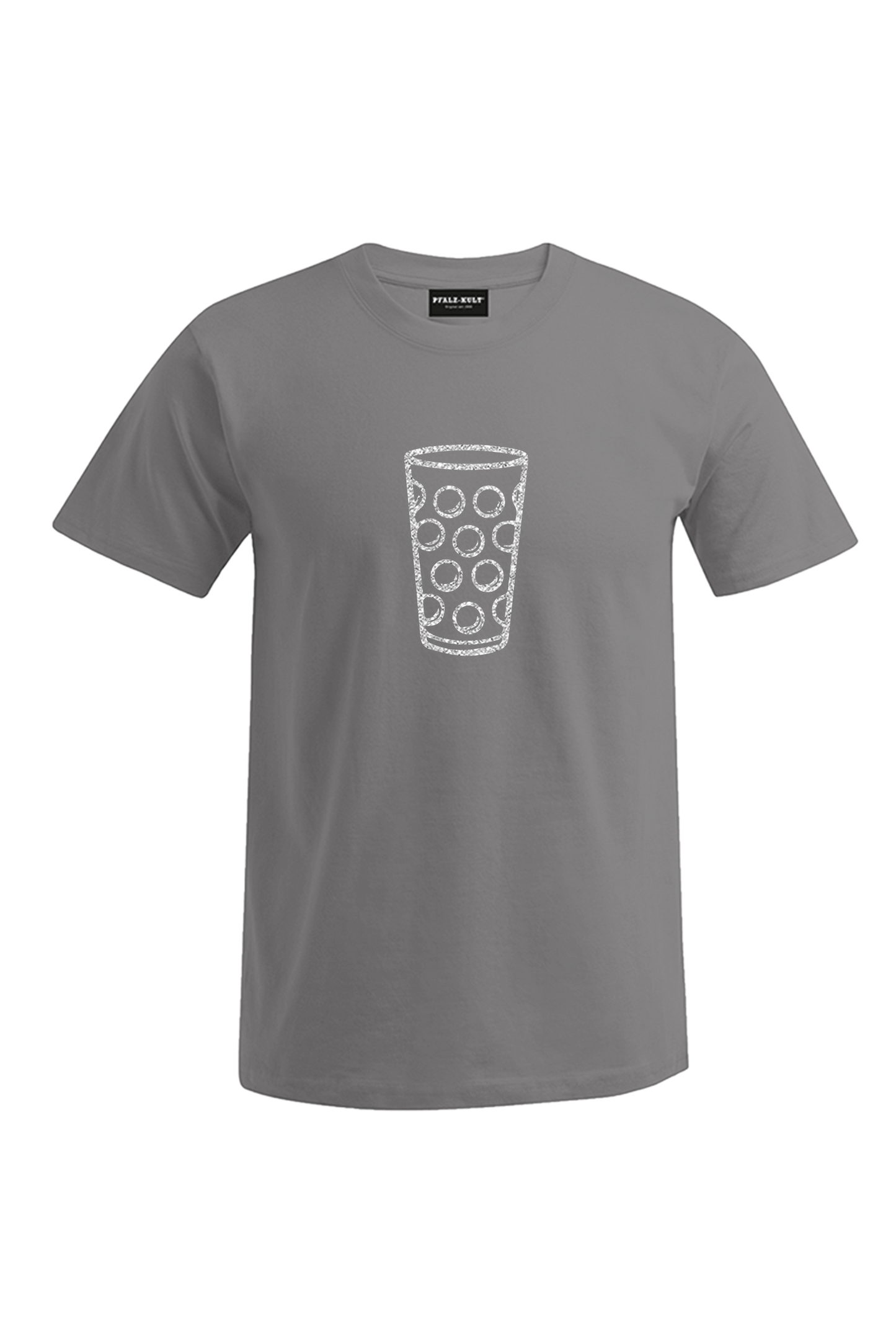 Pfälzer Dubbeglas - Silber - Unisex T-Shirt