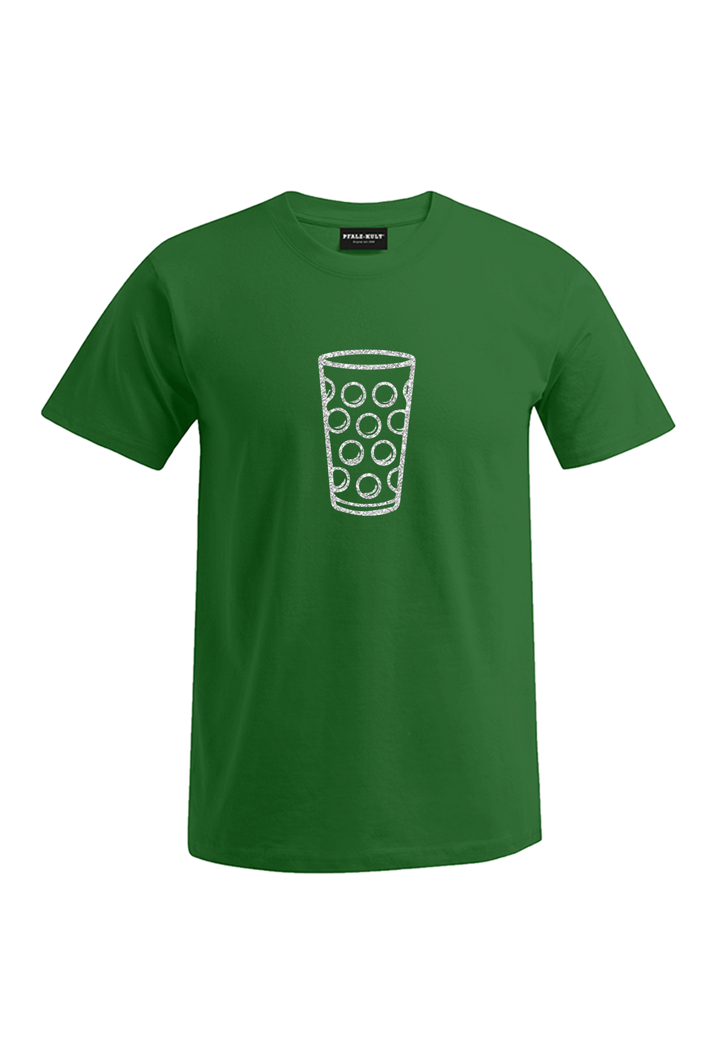 Pfälzer Dubbeglas - Silber - Männer T-Shirt - Unisex