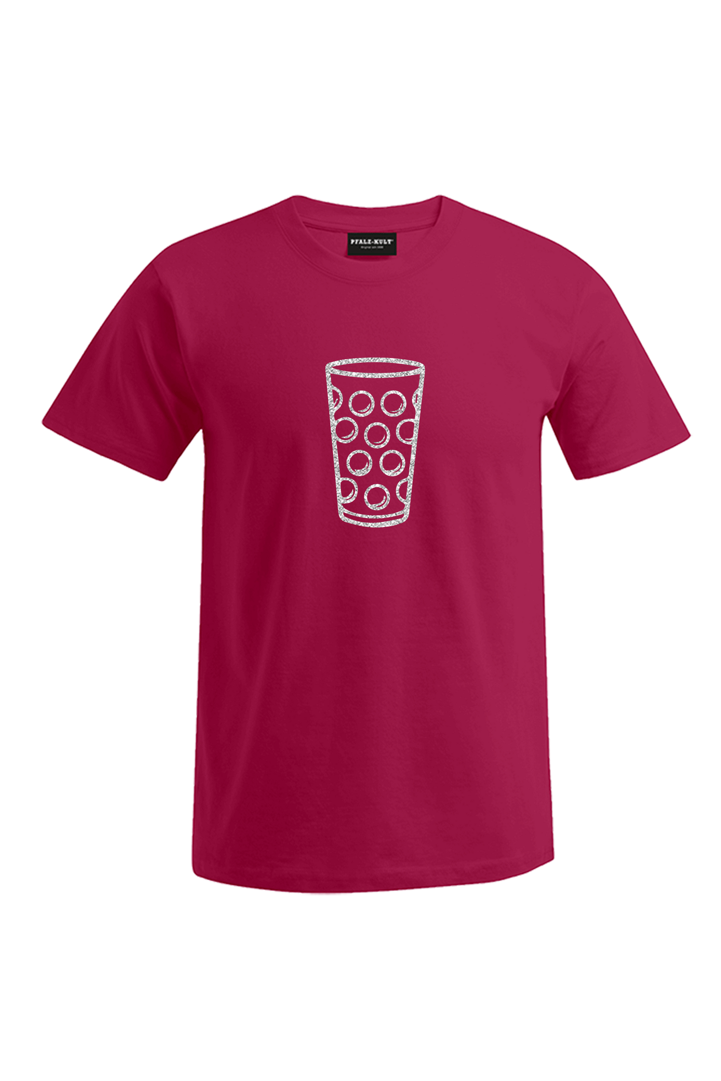 Pfälzer Dubbeglas - Silber - Unisex T-Shirt