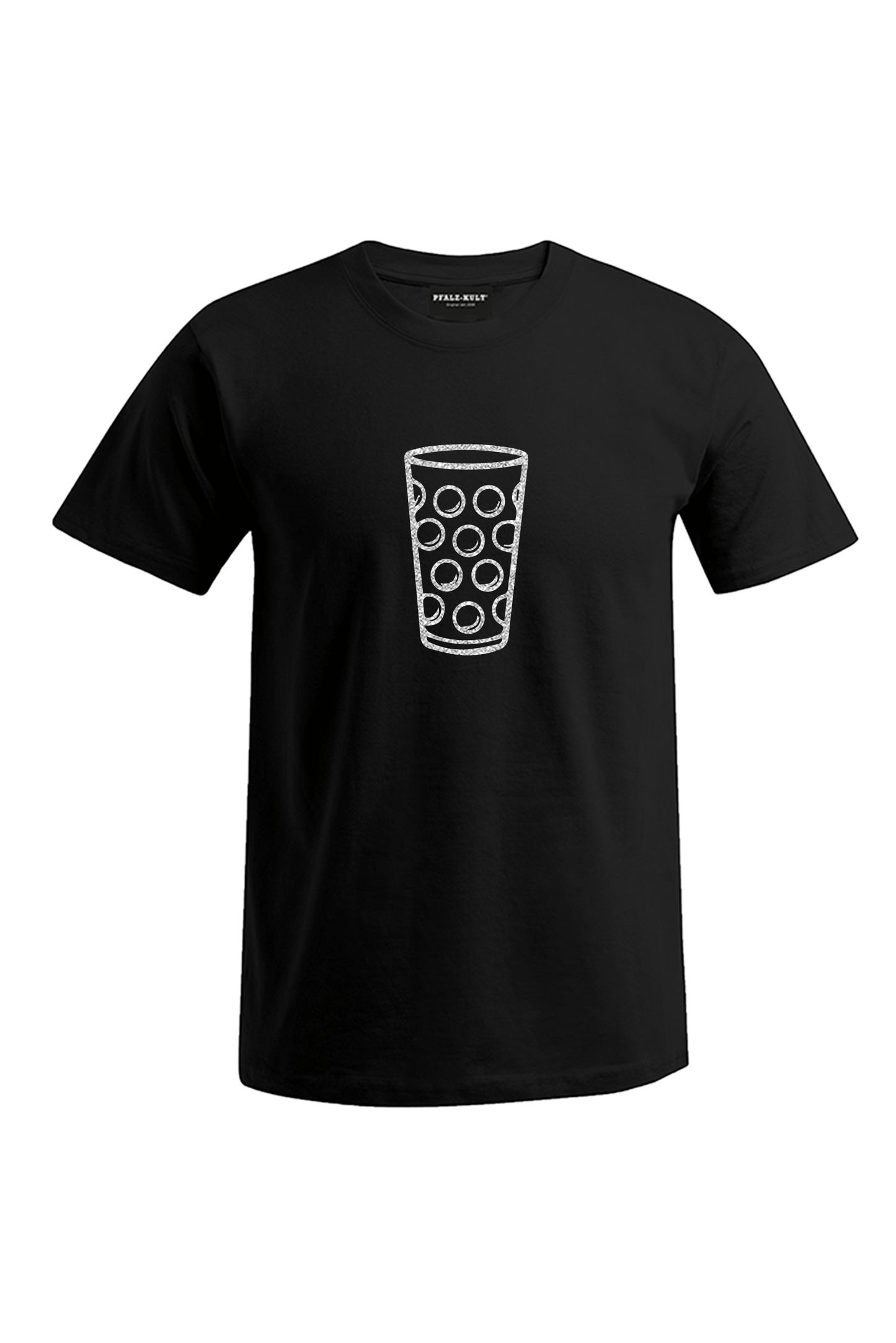 Pfälzer Dubbeglas - Silber - Männer T-Shirt - Unisex