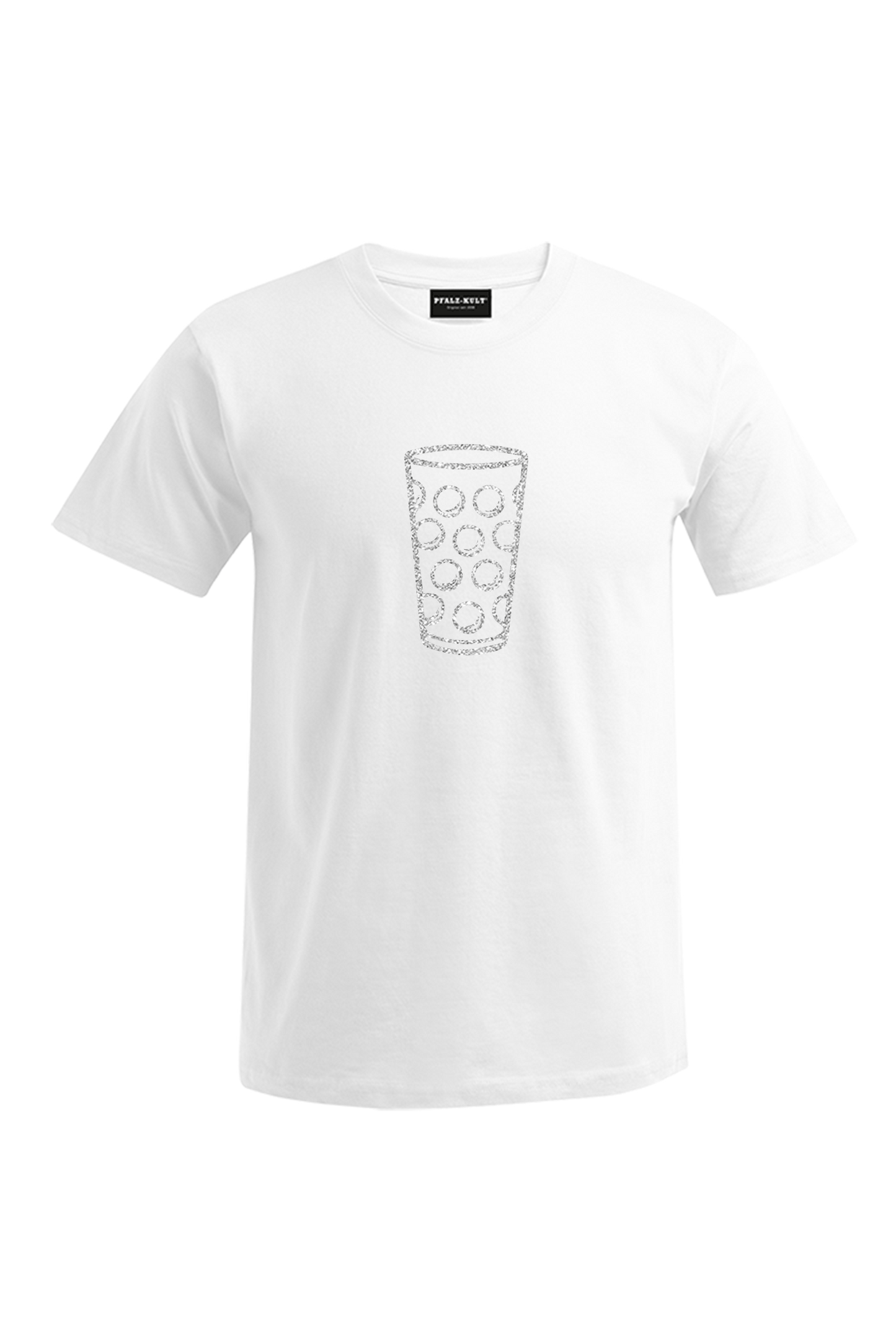 Pfälzer Dubbeglas - Silber - Unisex T-Shirt