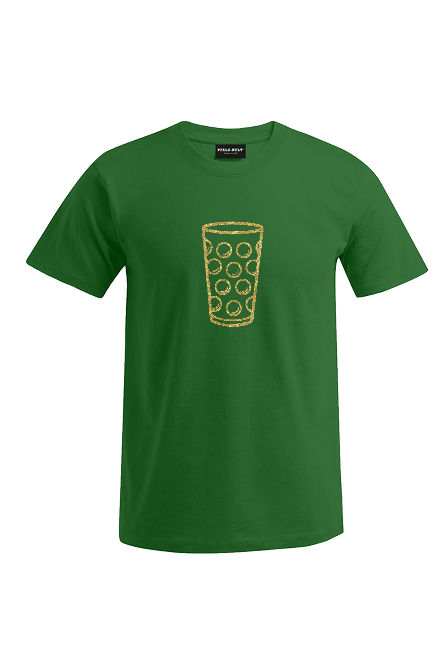 Pfälzer Dubbeglas - Gold - Männer T-Shirt - Unisex