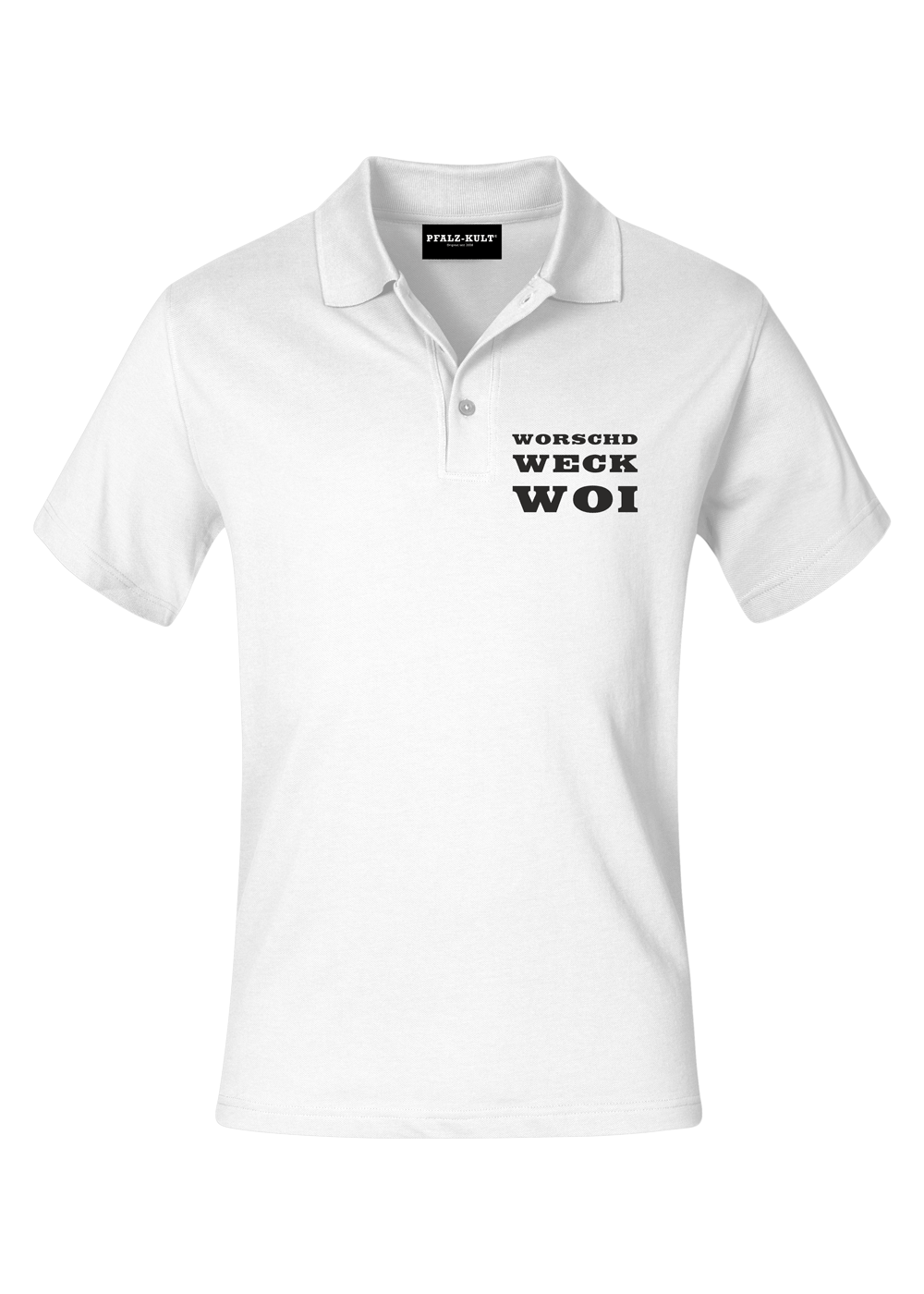 Worschd Weck Woi - Poloshirt Männer - Unisex