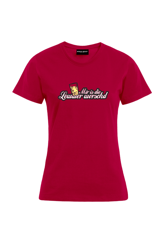 Lewwer worschd - Frauen T-Shirt