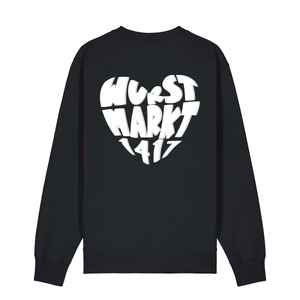 Wurstmarkt-Herz weiß - Sweater Unisex