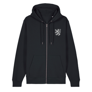 Pfälzer Löwe silber - Zip-Hoodie Unisex