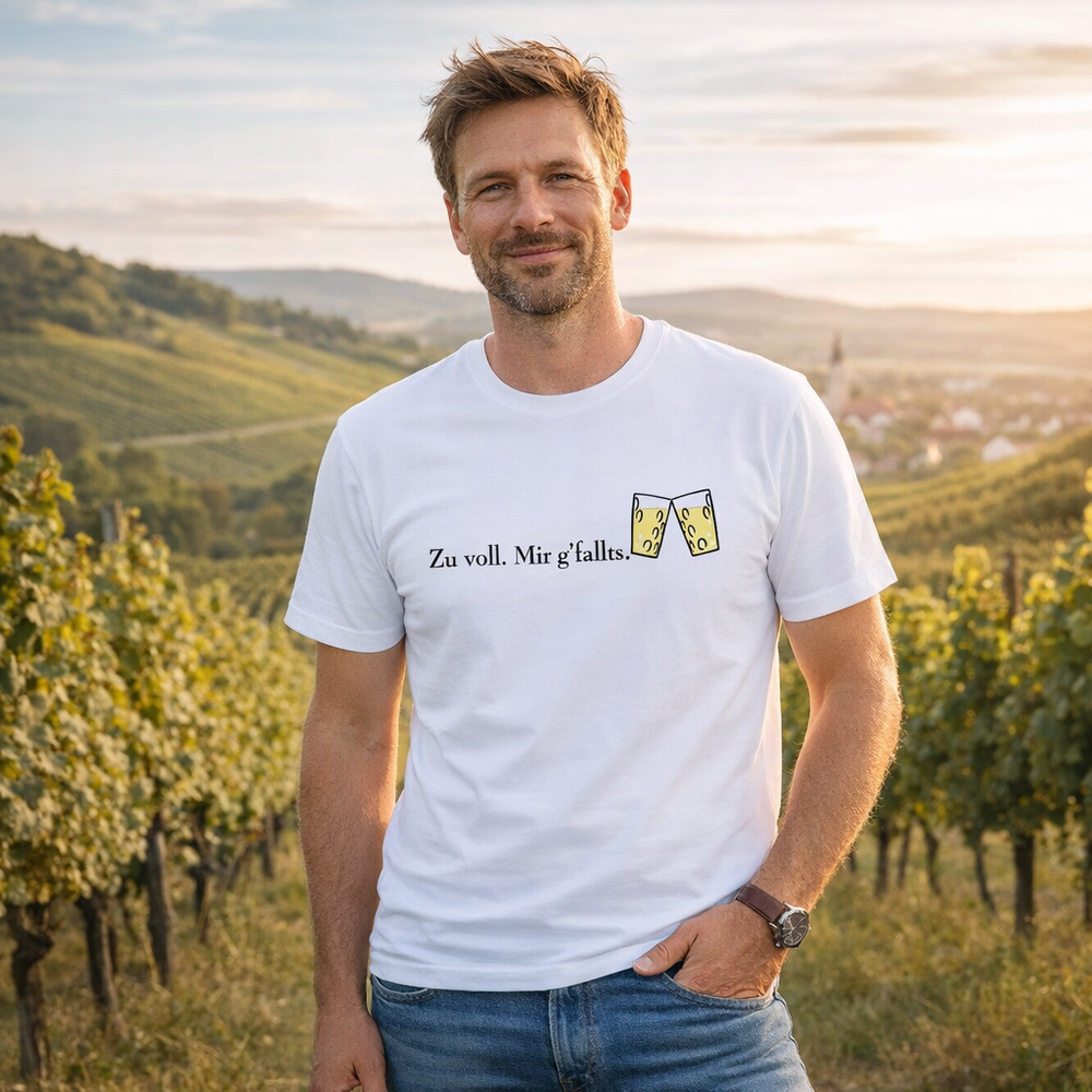Zu voll mir g'fallts - T-Shirt Unisex