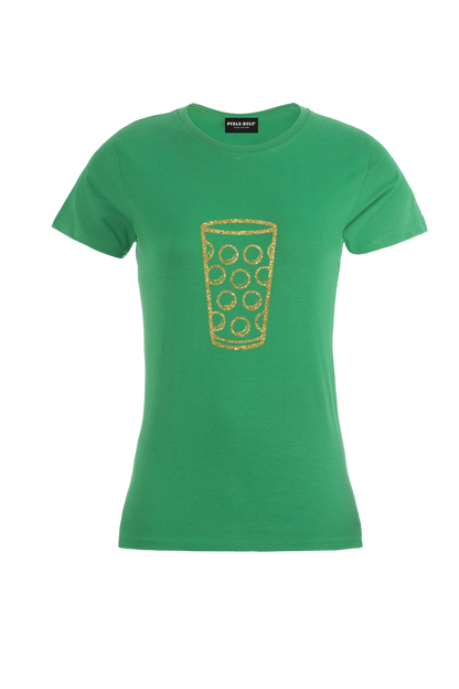 Pfälzer Dubbeglas - Gold - Frauen T-Shirt