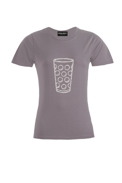 Pfälzer Dubbeglas - Silber - Frauen T-Shirt