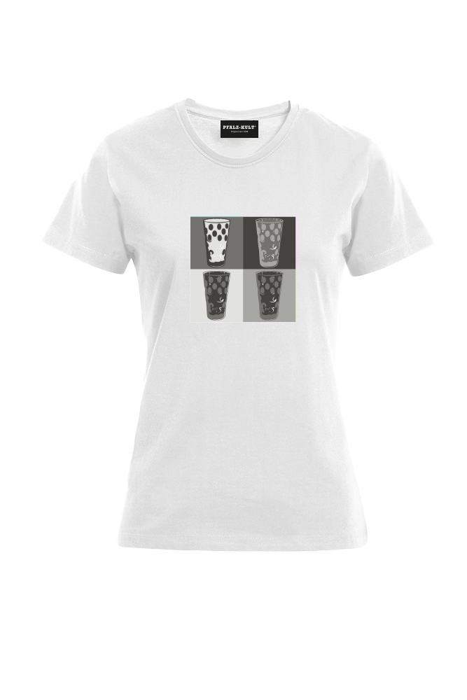 Schwarz-Weiß Dubbe - Frauen T-Shirt