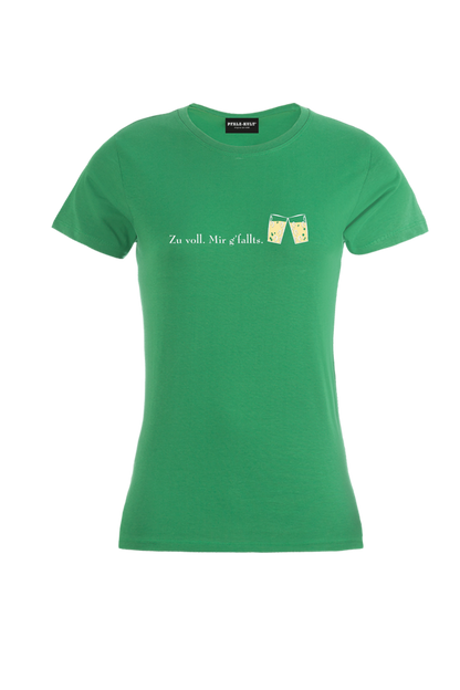 zu voll mir g'fallts - Frauen T-Shirt