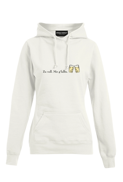 zu voll mir g'fallts - Frauen Hoodie