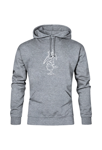 Elwetritsch Hoodie grau. Pfalzliebe - Pfalzshirts von Pfalzkult aus Bad Dürkheim  