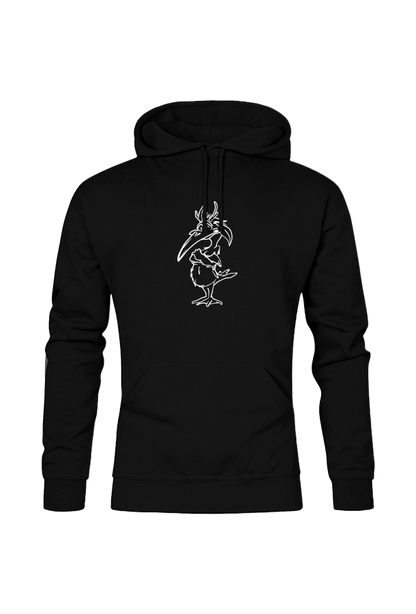 Elwetritsch Hoodie schwarz. Pfalzliebe - Pfalzshirts von Pfalzkult aus Bad Dürkheim  
