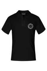 Schwarz Herren Polohemd mit dem Aufdruck "Echter Kurpfälzer" von Pfalz-Kult. Trendige Mode aus der Pfalz für Pälzr.