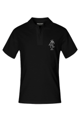 Elwetritsch Polohemd schwarz. Pfalzliebe - Pfalzshirts von Pfalzkult aus Bad Dürkheim  