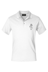Elwetritsch Polohemd in weiß. Pfalzliebe - Pfalzshirts von Pfalzkult aus Bad Dürkheim  