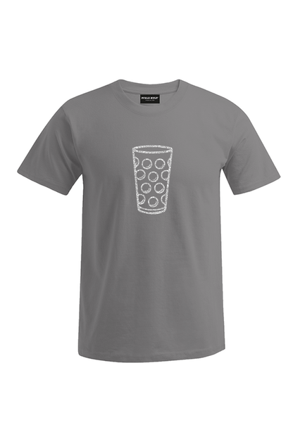 Pfälzer Dubbeglas - Silber - Unisex T-Shirt