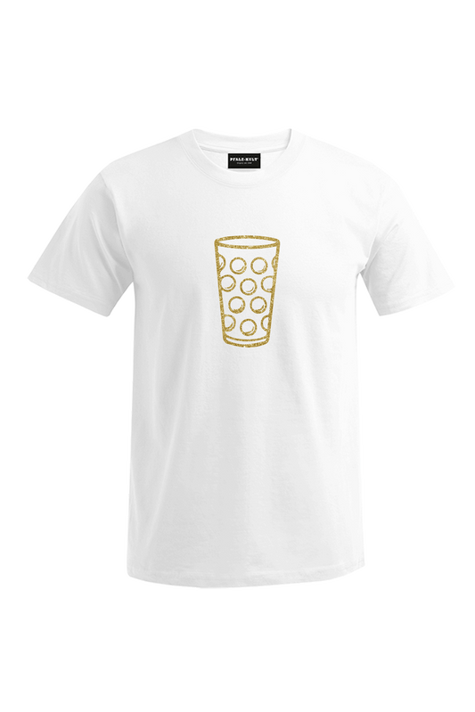 Pfälzer Dubbeglas - Gold - Männer T-Shirt - Unisex