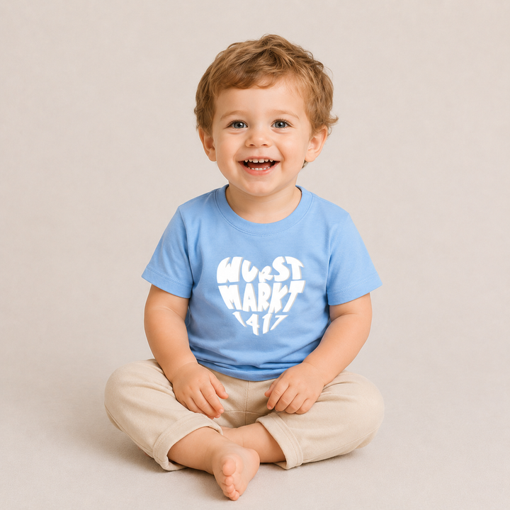 Wurstmarkt-Herz weiß - Baby T-Shirt