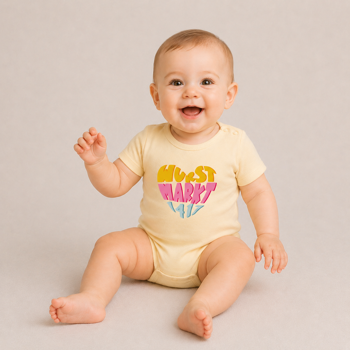Wurstmarkt-Herz bunt - Baby Body