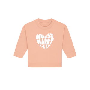 Wurstmarkt-Herz weiß - Baby Sweater