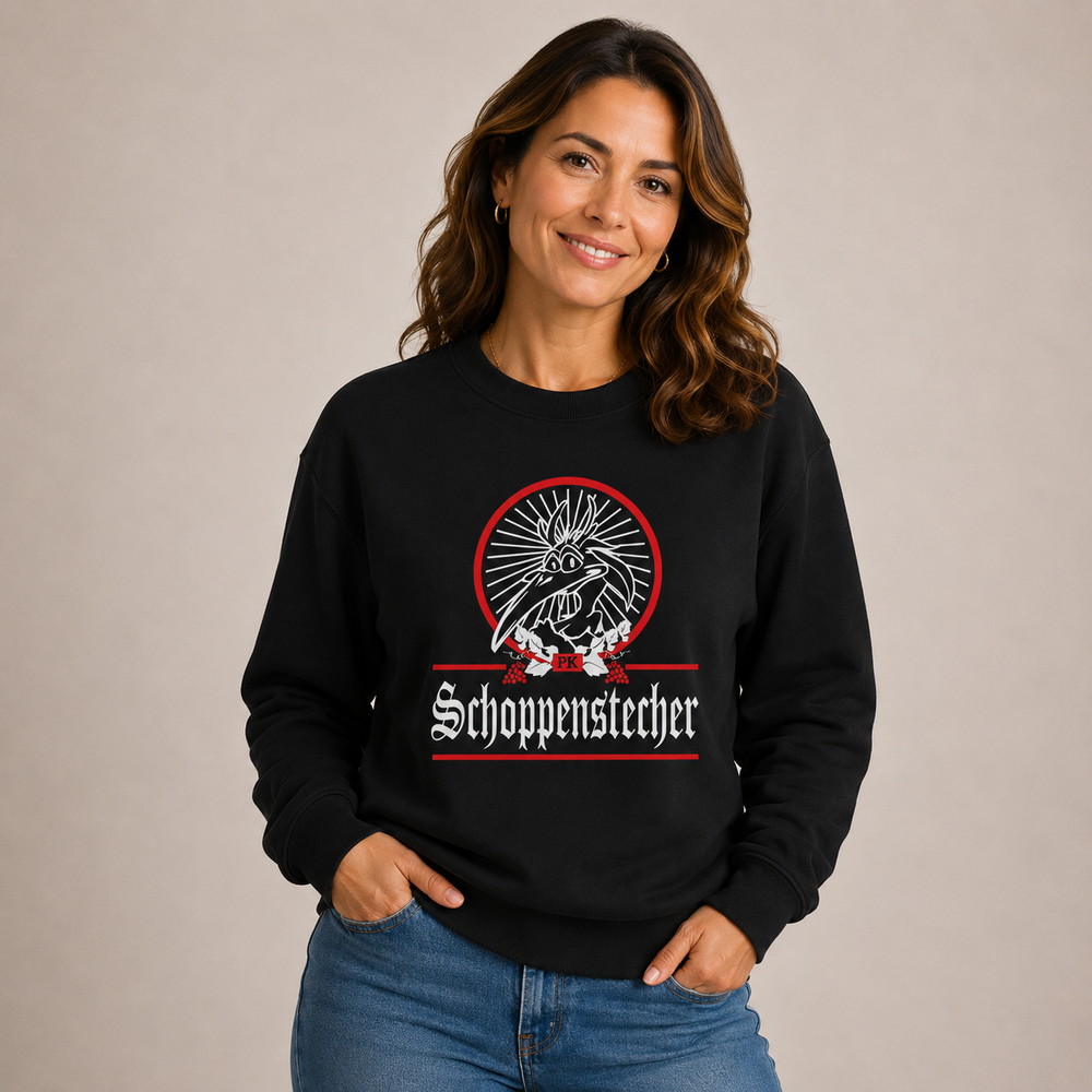 Schoppestecher (rot) - Sweater Unisex