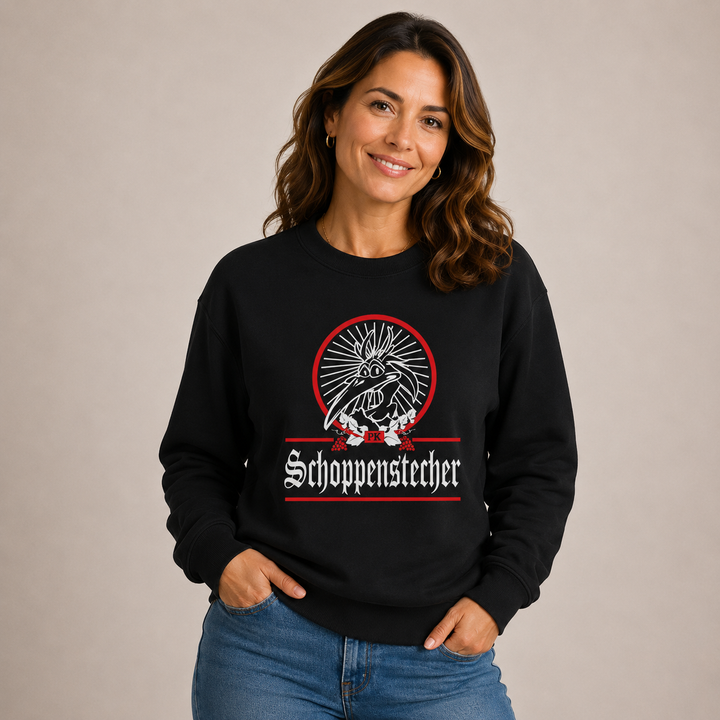 Schoppestecher (rot) - Sweater Unisex