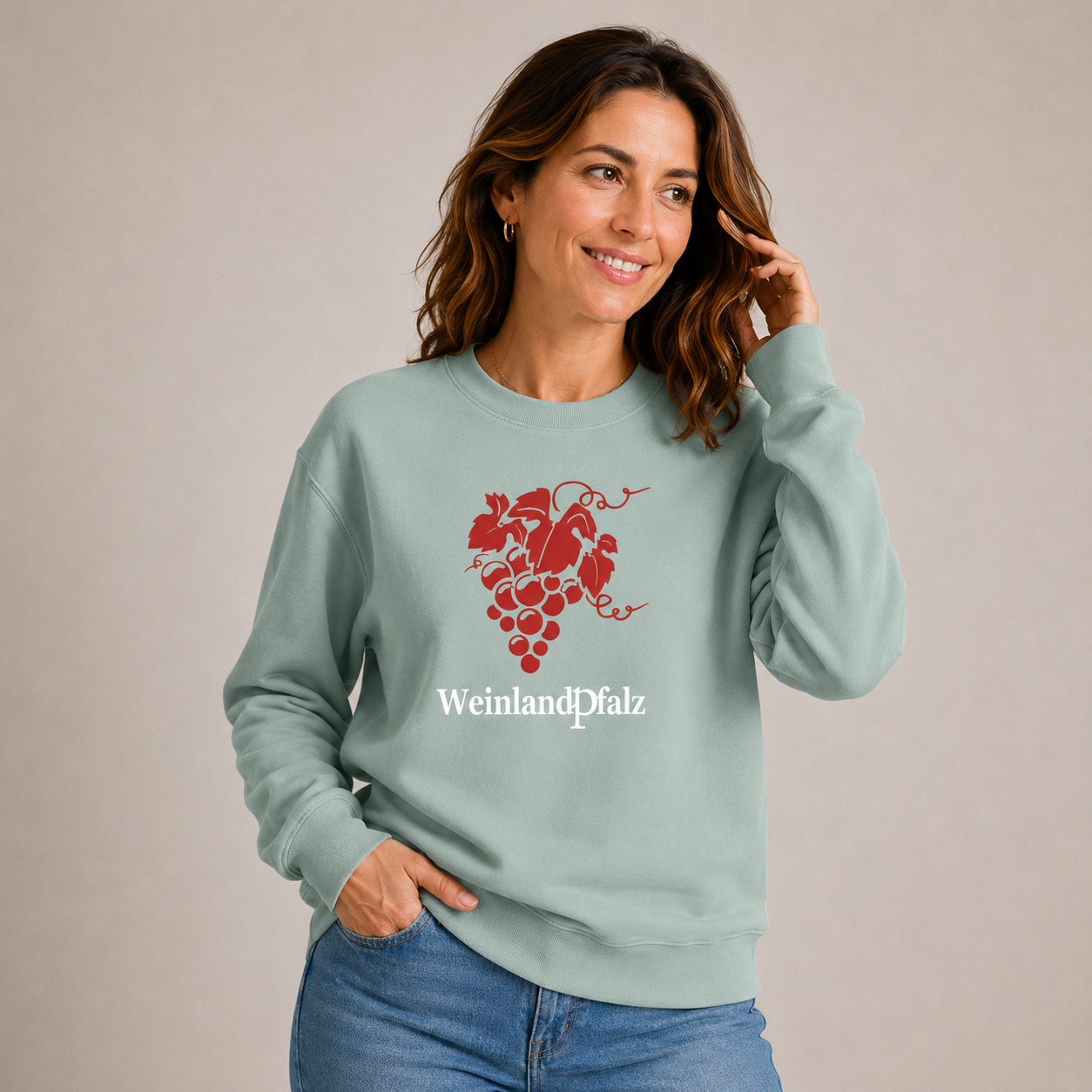 Weinland Pfalz  - Sweater Unisex