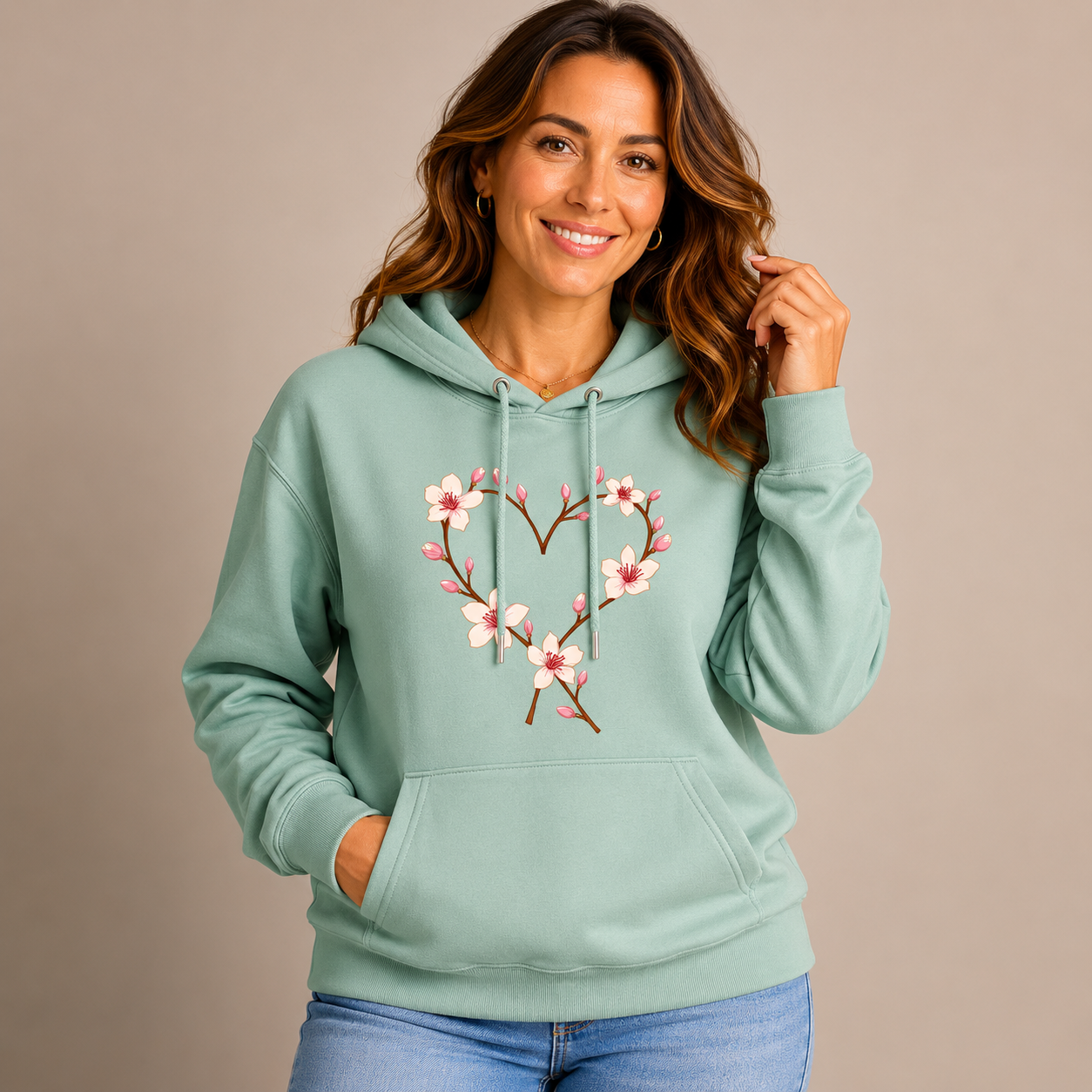 Mandelblüte - Hoodie Unisex