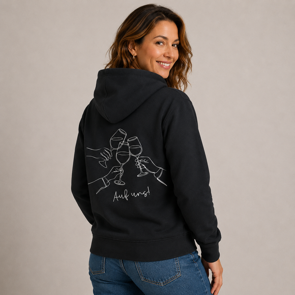Auf uns - Zip-Hoodie Unisex