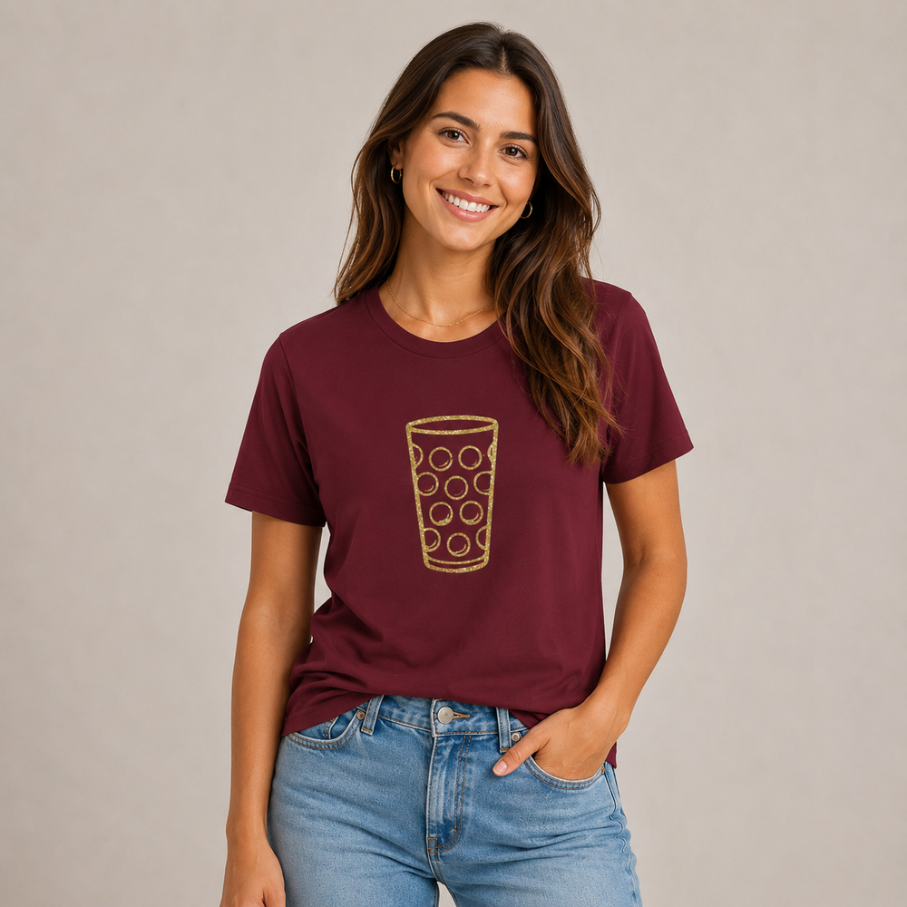 Glitzerdubbe gold - T-Shirt Unisex
