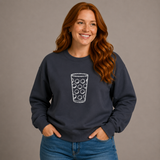 Glitzerdubbe silber - Sweater Unisex
