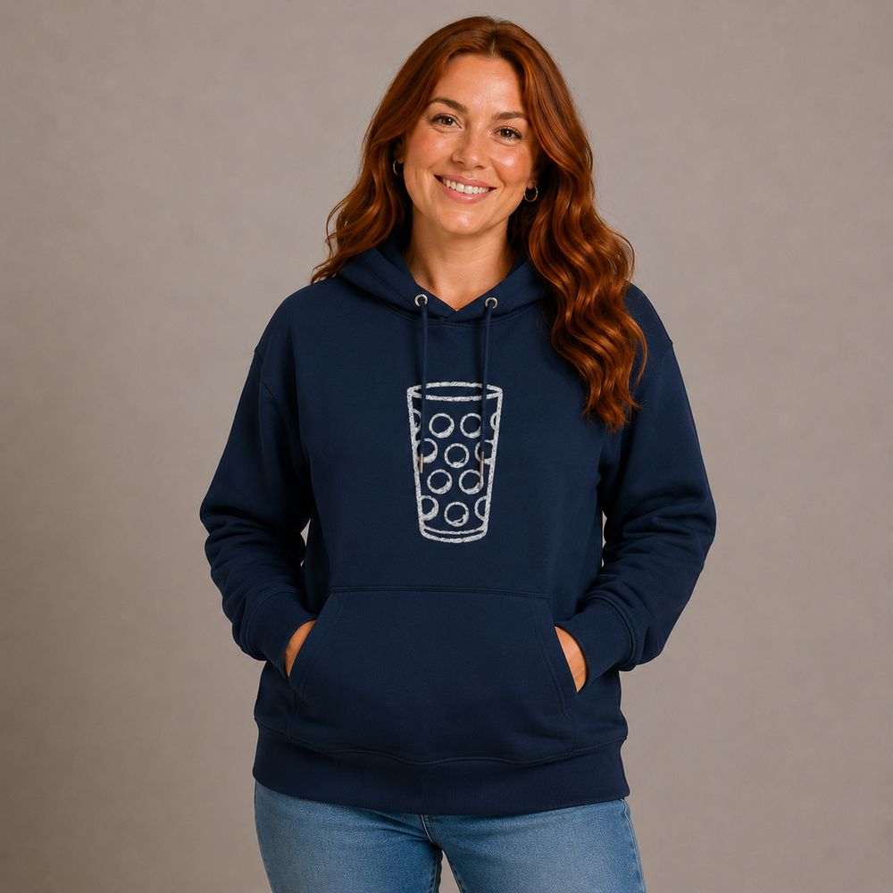Glitzerdubbe silber - Hoodie Unisex
