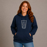 Glitzerdubbe silber - Hoodie Unisex