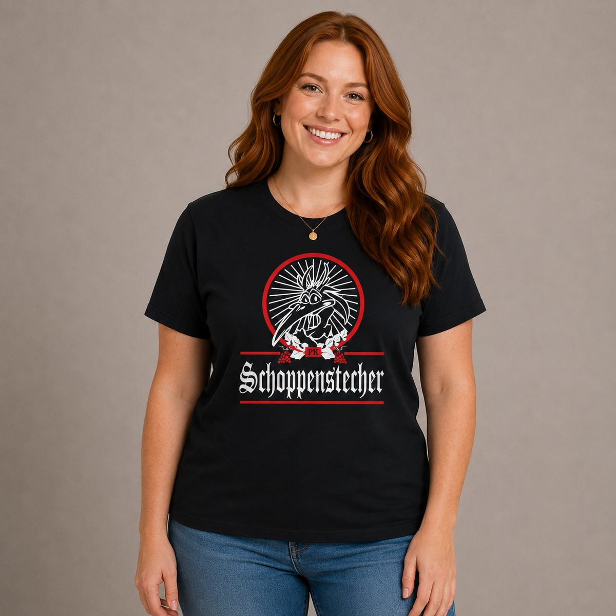 Schoppestecher (rot) - T-Shirt Unisex