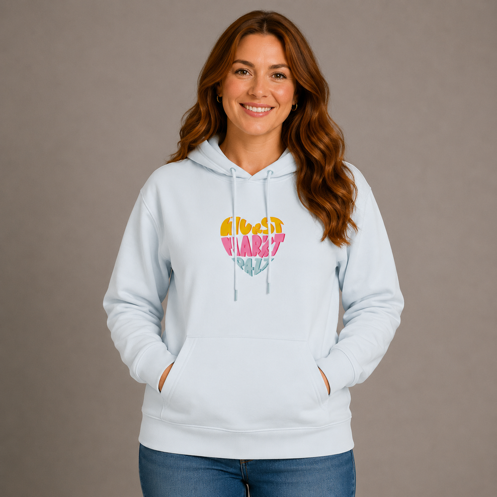 Wurstmarkt-Herz bunt - Hoodie Unisex