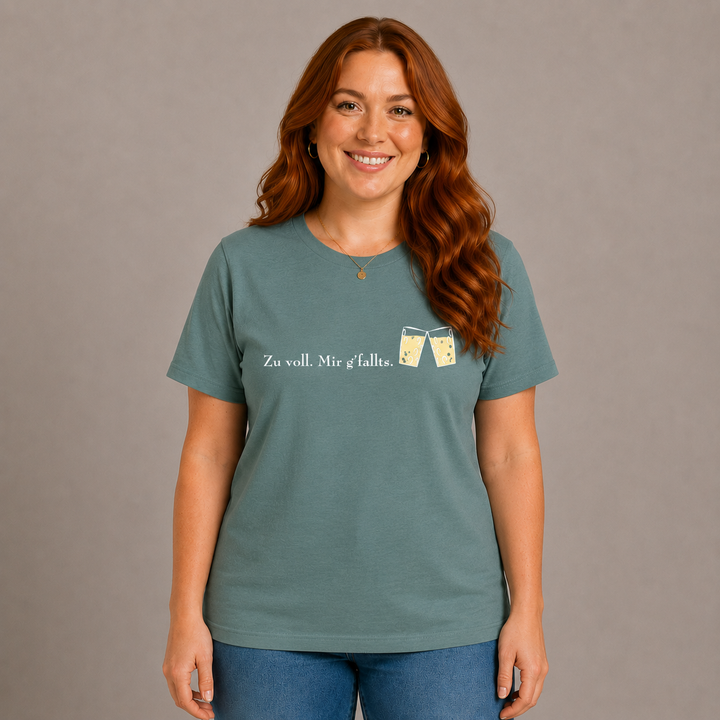 Zu voll mir g'fallts - T-Shirt Unisex
