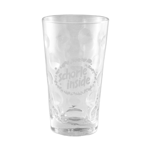 Dubbeglas - Schorle Inside - Glasgravur