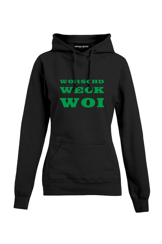 Worschd Weck Woi - Frauen Hoodie