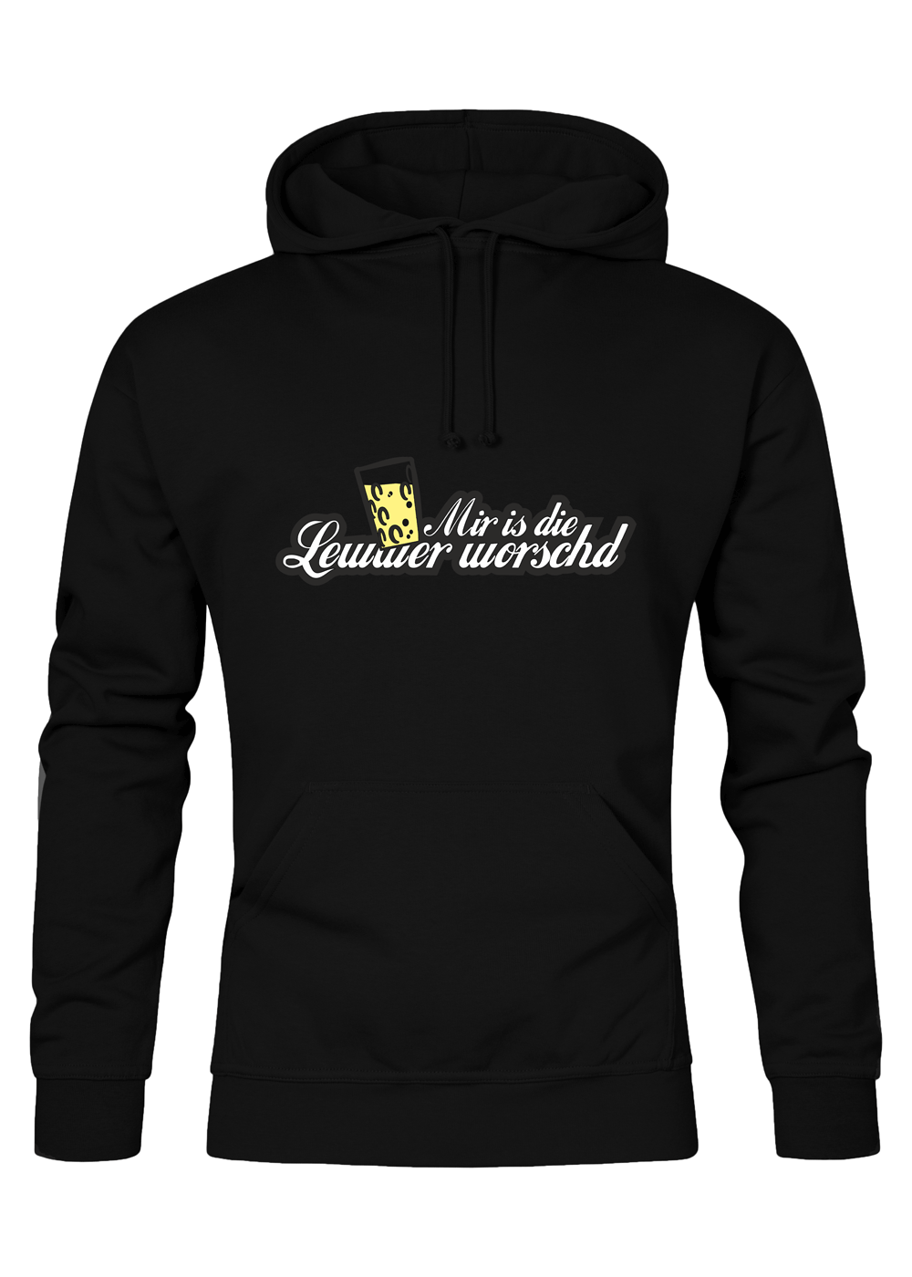 Lewwer worschd - Männer Hoodie - Unisex