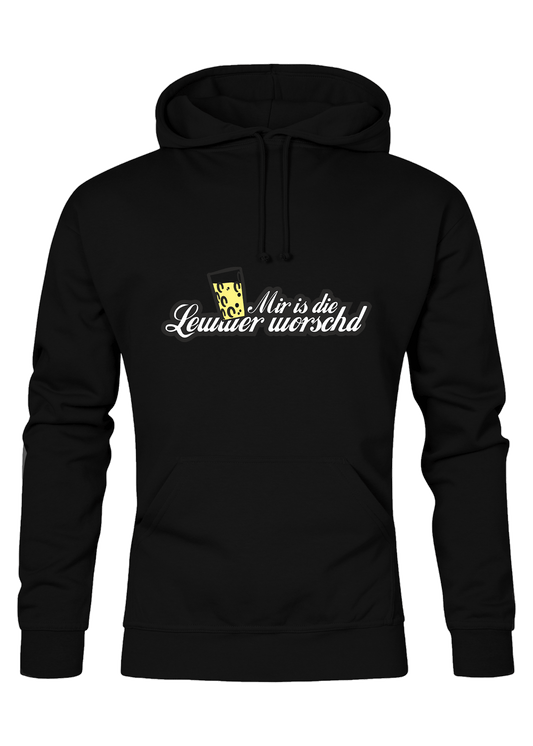 Lewwer worschd - Männer Hoodie - Unisex