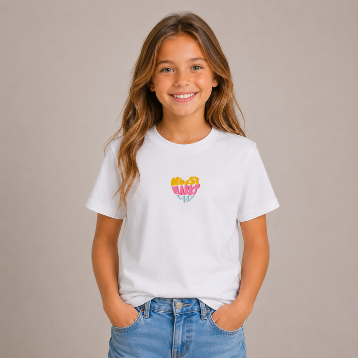 Wurstmarkt-Herz bunt - Kinder T-Shirt
