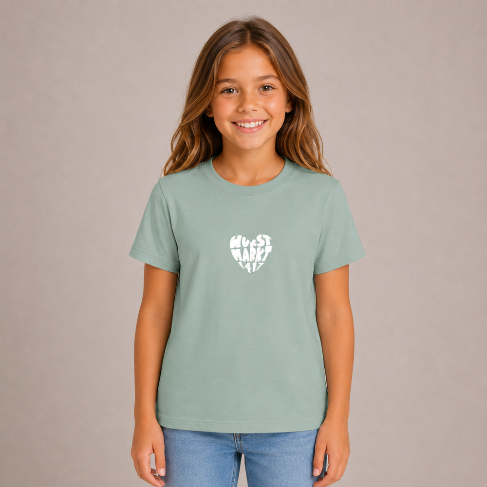 Wurstmarkt-Herz weiß - Kinder T-Shirt