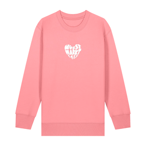 Wurstmarkt-Herz weiß - Kinder Sweater